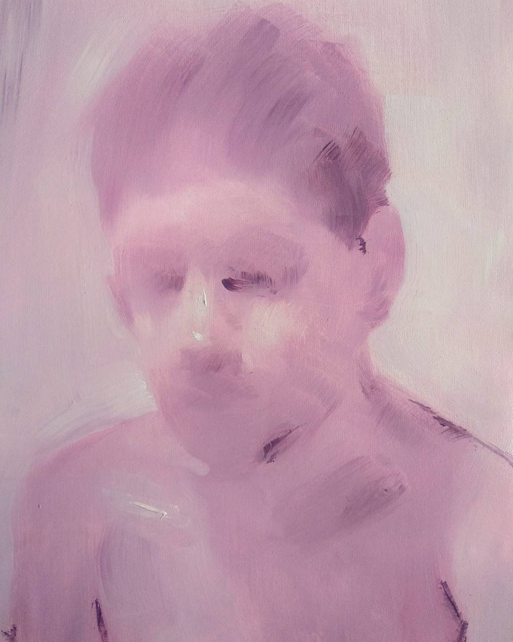 memory of a little boy - 25x32cm