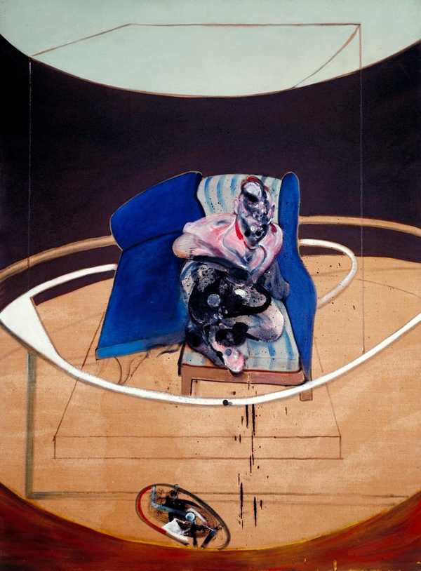 Study for Portrait on Folding Bed 1963 by Francis Bacon 1909-1992